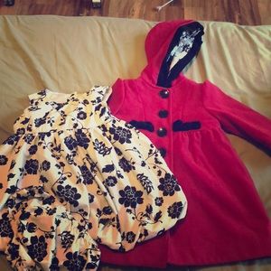 Gorgeous dress with matching coat